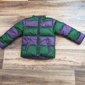 Ralph Lauren Reversible Puffer Coat Jacket Boys Size 6 REALLY NICE!!!